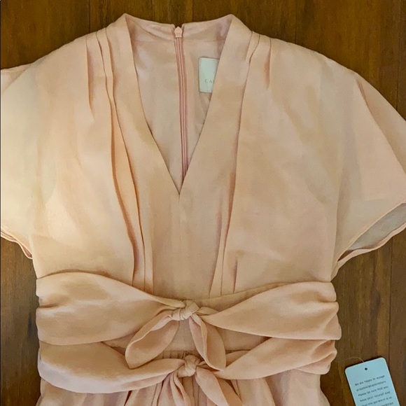 Gal Meets Glam Collection Jane Tie Waist Dress - Picture 4 of 6